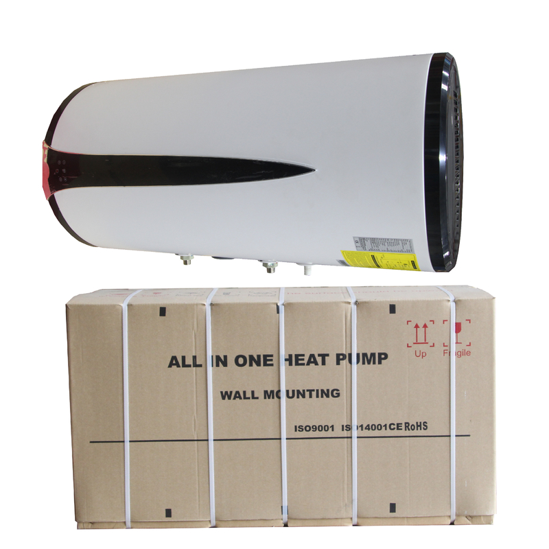 เครื่องทำน้ำอุ่นแบบปั๊มความร้อน Wi-Fi 60L/80L/100L R134a HI-COP ไม่มีการติดตั้งท่อ